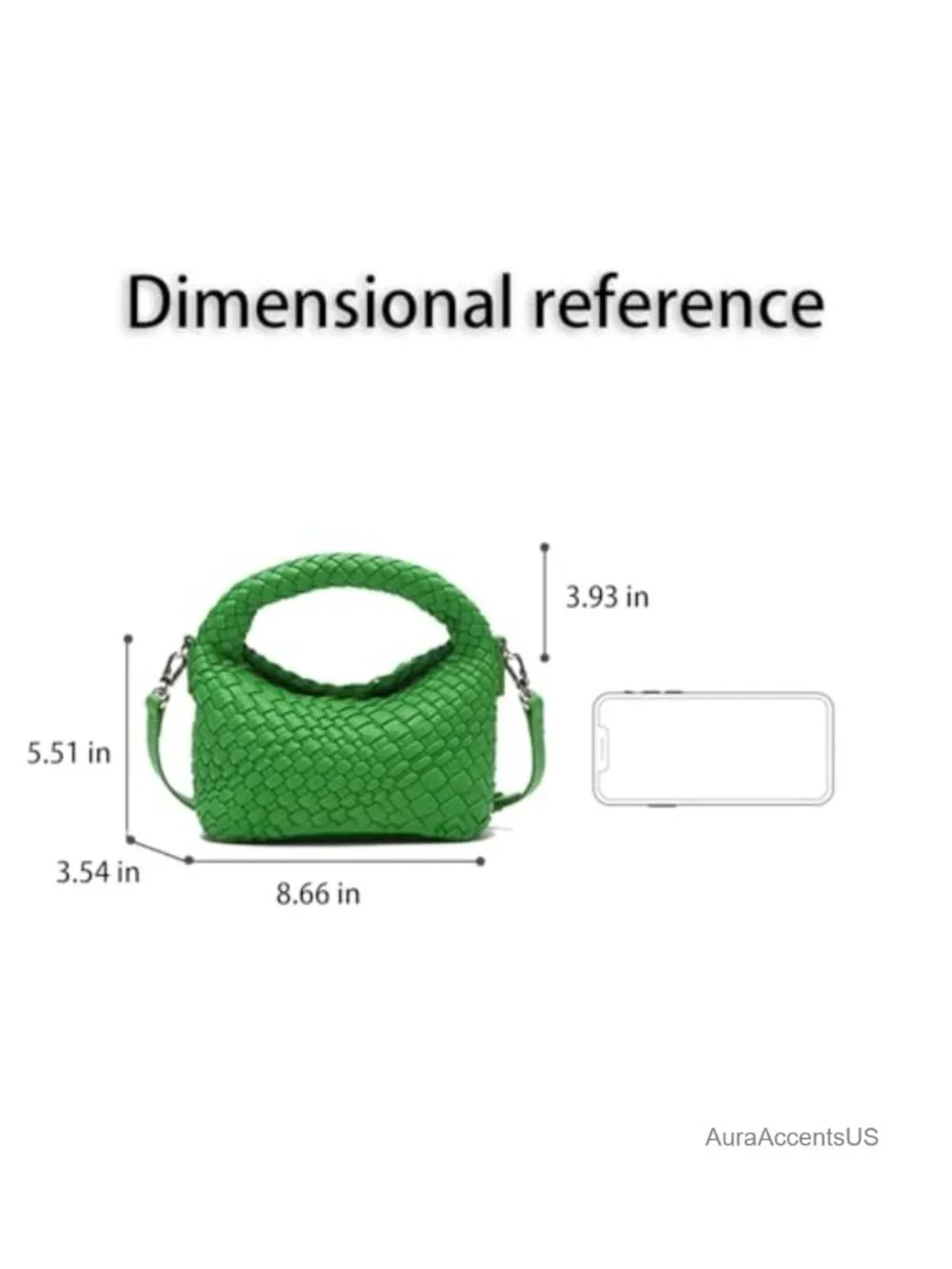 Woven Faux Leather Hobo Tote Bag with Detachable Shoulder Strap
